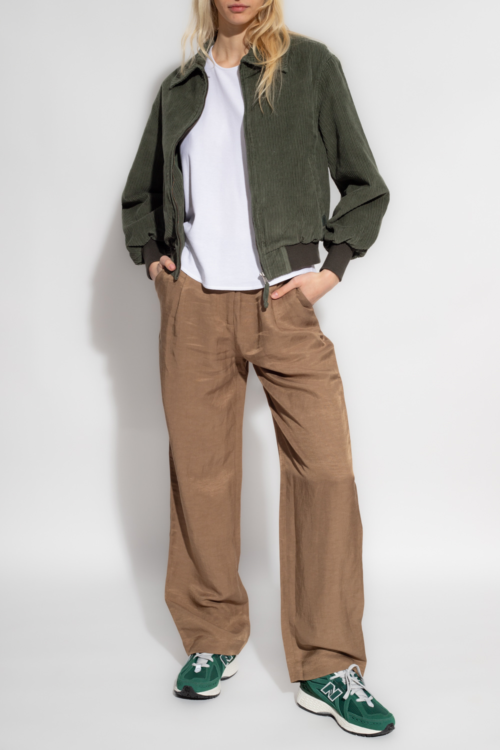 Brown 'Agneta' relaxed trousers Modern Samsøe Samsøe
